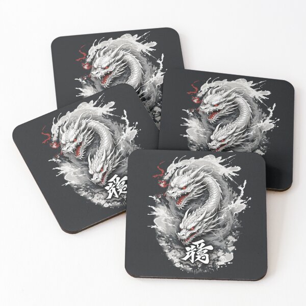 Item preview, DoubleHeaded Dragon Kanji design designed and sold by Slick-Waffles.