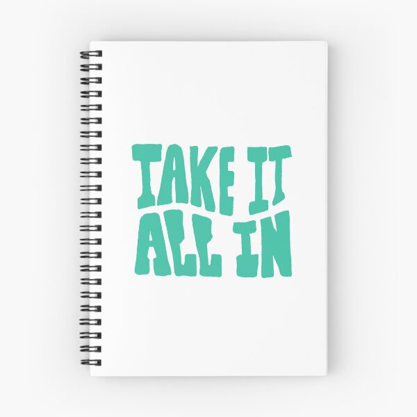 Item preview, Green Take It All In Typography designed and sold by Hobsquable.