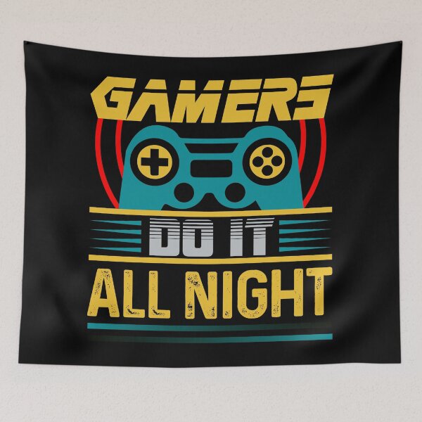 Item preview, Gamers Do It All Night designed and sold by RR-Arts.