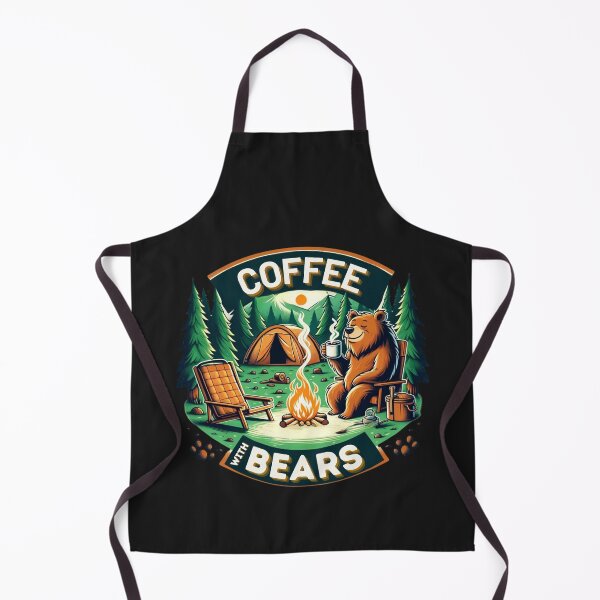 Item preview, Coffee with Bears | Coffee and Camping | Coffee and Camping Gift T-Shirt designed and sold by runeroge13.