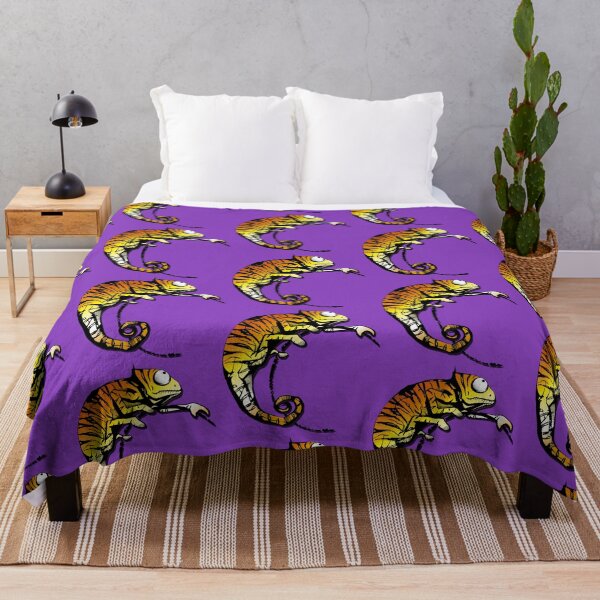 Item preview, Chameleon with tiger pattern designed and sold by chameleon-world.