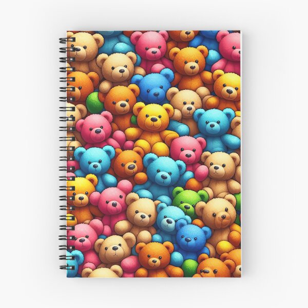 Item preview, Kaleidoscope Cuddles A Spectrum of Teddy Bears' Embrace designed and sold by ArtComixHaven.