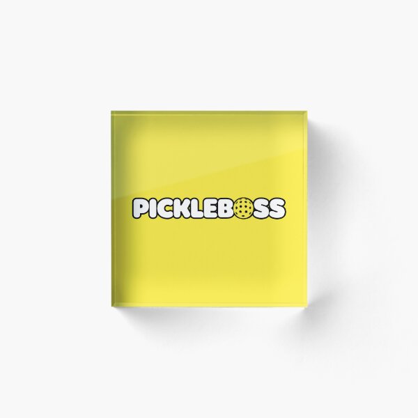 Item preview, PICKLEBALL PICKLEBOSS white designed and sold by YoshiArtDesign.