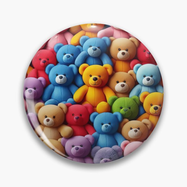 Item preview, Soft Hues A Teddy Bear Mosaic of Warmth designed and sold by ArtComixHaven.