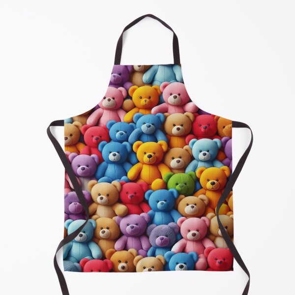 Item preview, Soft Hues A Teddy Bear Mosaic of Warmth designed and sold by ArtComixHaven.