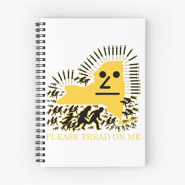 Item preview, PLEASE TREAD ON ME - Dont Tread On Me Parody New York Version Darker Yellow designed and sold by pelagio.