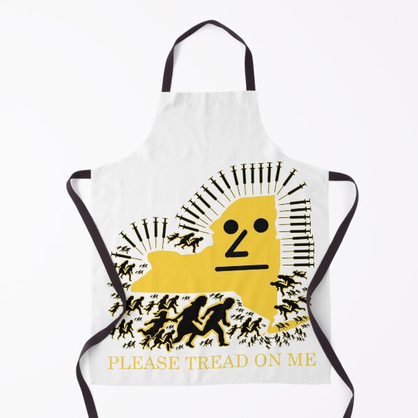 Item preview, PLEASE TREAD ON ME - Dont Tread On Me Parody New York Version Darker Yellow designed and sold by pelagio.