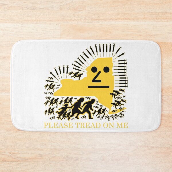Item preview, PLEASE TREAD ON ME - Dont Tread On Me Parody New York Version Darker Yellow designed and sold by pelagio.