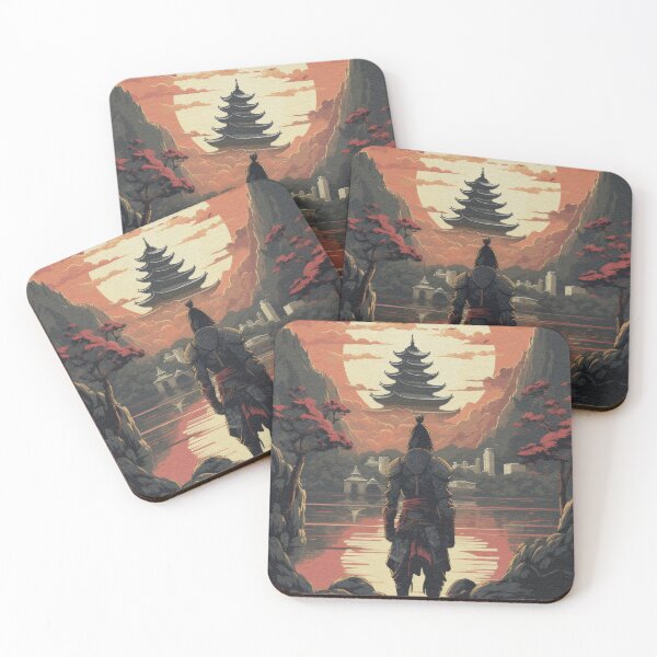 Item preview, Japanese Fantasy Wall Art Samurai designed and sold by EmmiFoxDesigns.