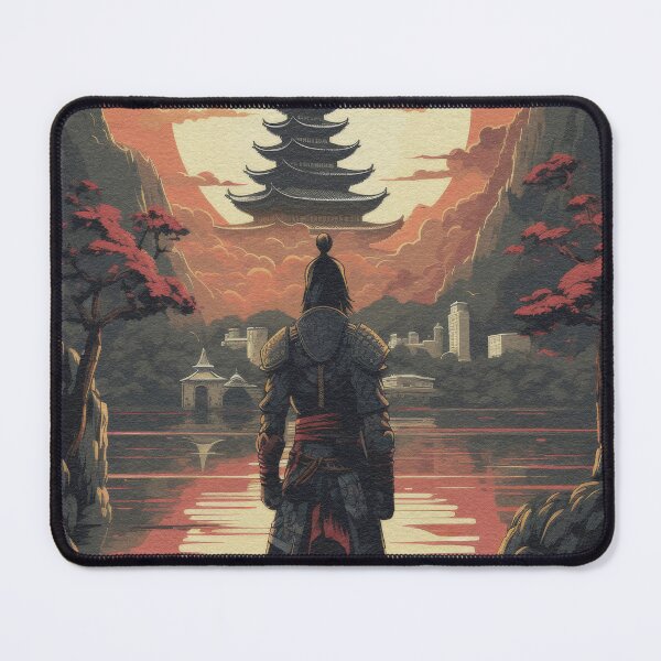 Item preview, Japanese Fantasy Wall Art Samurai designed and sold by EmmiFoxDesigns.