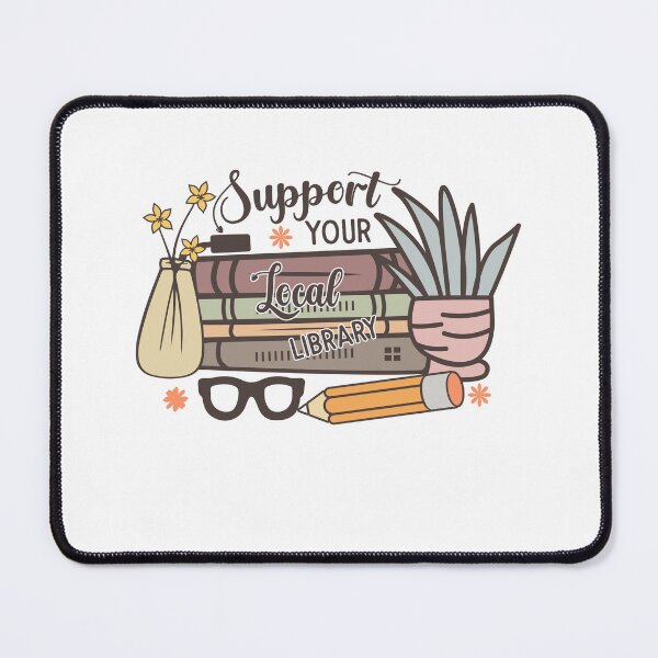 Item preview, Support your local library World Book Day for Book Lovers Library Reading designed and sold by Meteor77.