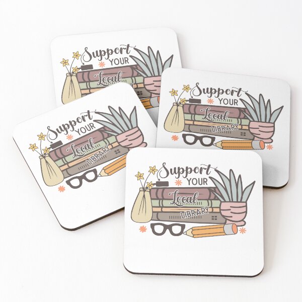 Item preview, Support your local library World Book Day for Book Lovers Library Reading designed and sold by Meteor77.