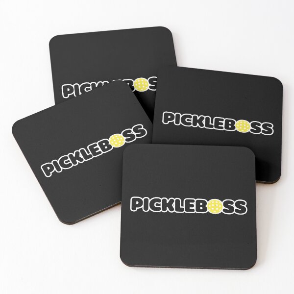 Item preview, PICKLEBALL PICKLEBOSS black designed and sold by YoshiArtDesign.