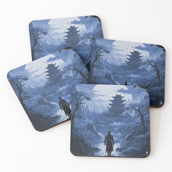 Item preview, Japanese Fantasy Wall Art Samurai designed and sold by EmmiFoxDesigns.
