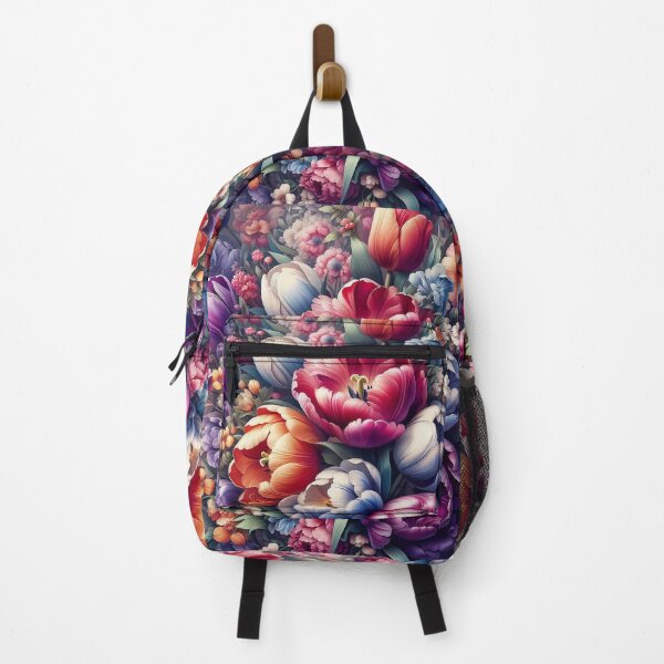 Item preview, Velvet Petals Unfurl in Nature's Masterful Floral Mosaic designed and sold by ArtComixHaven.