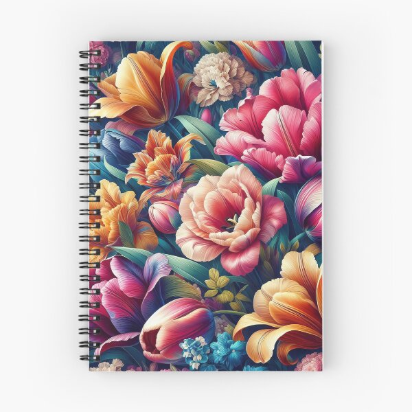Item preview, Lush Floral Elegance in a Vibrant Botanical Dreamscape designed and sold by ArtComixHaven.