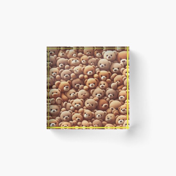 Item preview, A Sea of Teddy Bears Warmth in Every Hug designed and sold by ArtComixHaven.