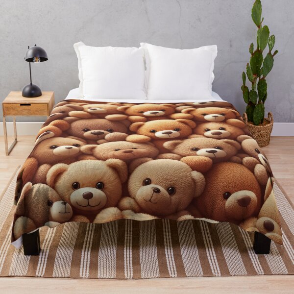 Item preview, A Sea of Teddy Bears Warmth in Every Hug designed and sold by ArtComixHaven.