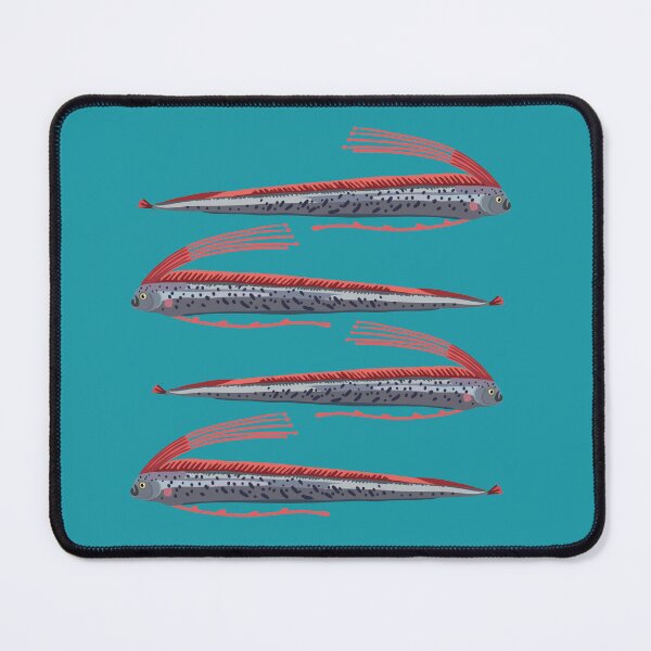 Item preview, O is for Oarfish,Oarfish – Mysterious Deep Sea Giant Illustration designed and sold by PrettylittlepastelUk.