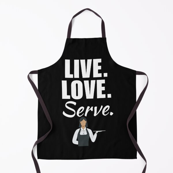 Item preview, Live, love, serve. Funny restaurant waitress profession lover for mom or women designed and sold by NBSStore.