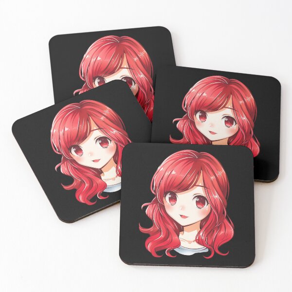 Artikelvorschau, Rothaariges Kawaii Mädchen entworfen und verkauft von KindlyKawaii.