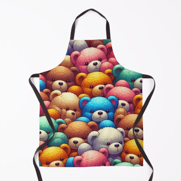 Item preview, Colourful Teddy Bear Galaxy, Cuddly Companions Everywhere You Look designed and sold by ArtComixHaven.