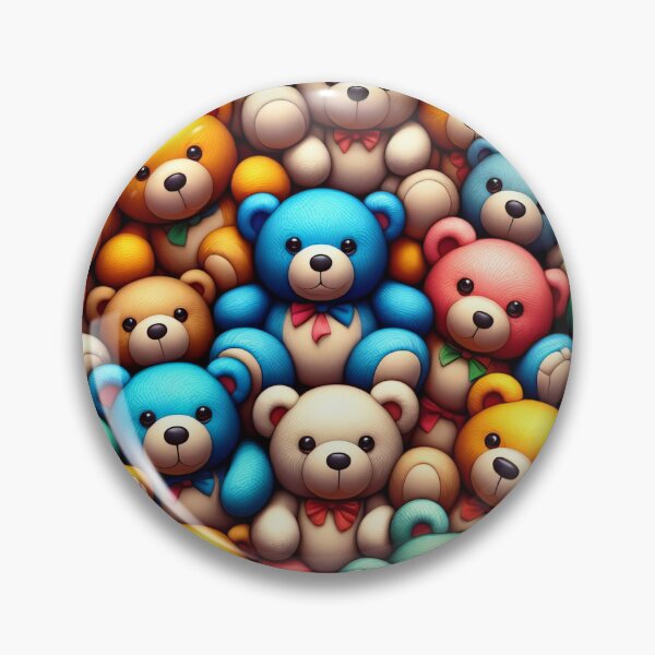 Item preview, Colourful Teddy Bear Collection for Art and Comfort designed and sold by ArtComixHaven.