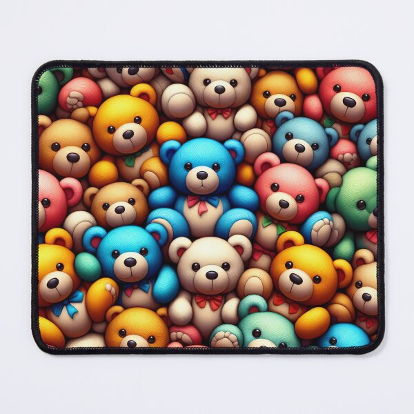 Item preview, Colourful Teddy Bear Collection for Art and Comfort designed and sold by ArtComixHaven.