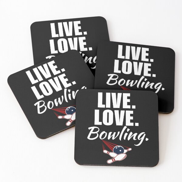 Item preview, Live, love, bowling. Funny bowling sport quote or saying for people who love or like bowling game designed and sold by NBSStore.