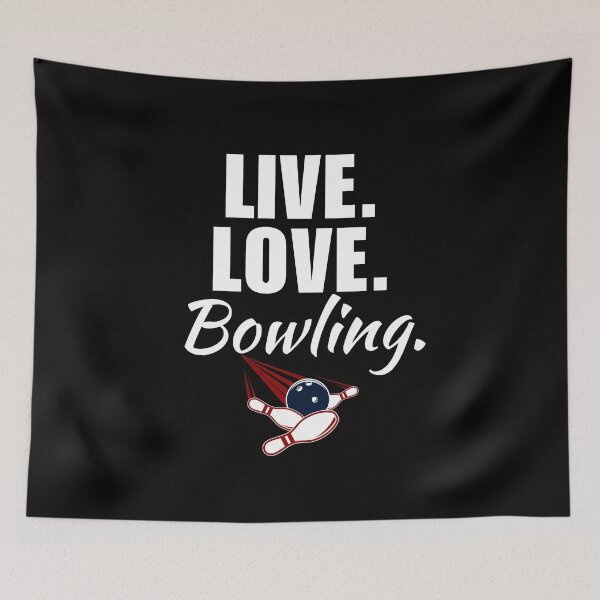 Item preview, Live, love, bowling. Funny bowling sport quote or saying for people who love or like bowling game designed and sold by NBSStore.