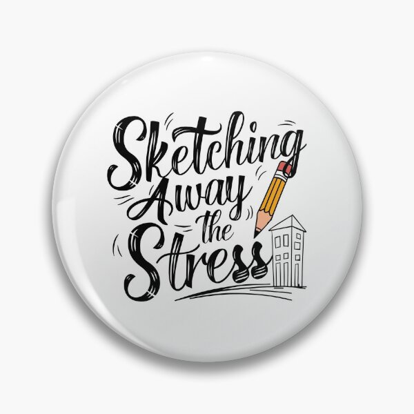Item preview, Sketching Away The Stress Architect Dad designed and sold by DomTeesHaven.