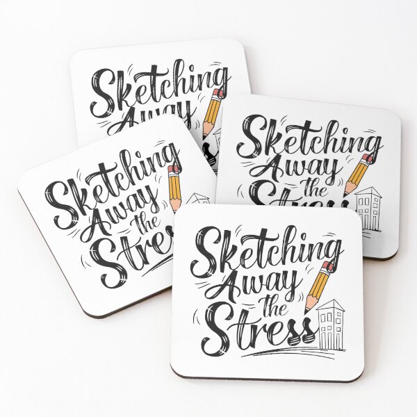 Item preview, Sketching Away The Stress Architect Dad designed and sold by DomTeesHaven.