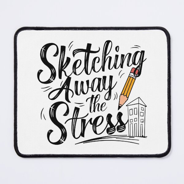 Item preview, Sketching Away The Stress Architect Dad designed and sold by DomTeesHaven.