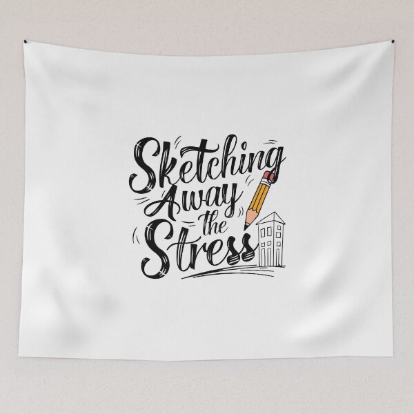 Item preview, Sketching Away The Stress Architect Dad designed and sold by DomTeesHaven.