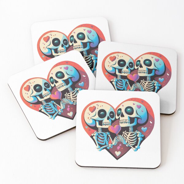 Item preview, Skeletons in love. Heart designed and sold by MagelliShop.