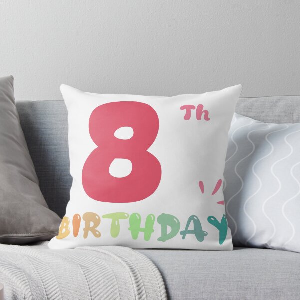 Item preview, Happy 8th Birthday designed and sold by SimpleP.