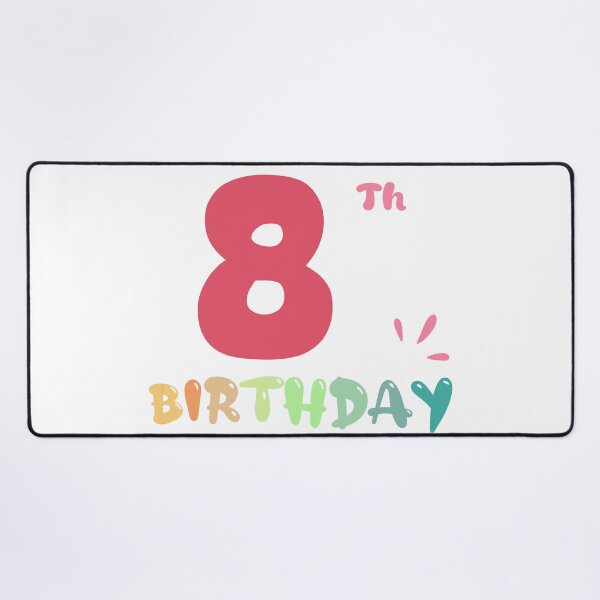 Item preview, Happy 8th Birthday designed and sold by SimpleP.