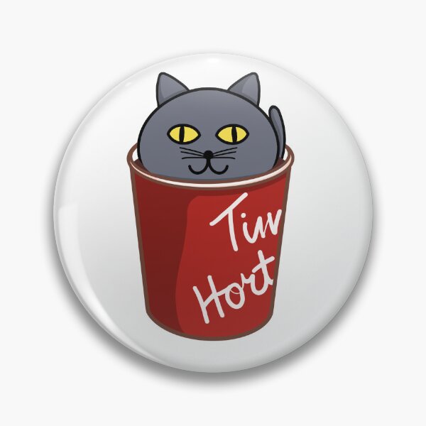 Item preview, Charcoal Cat in a Tim Hortons coffee Cup designed and sold by Stephaos-shop.