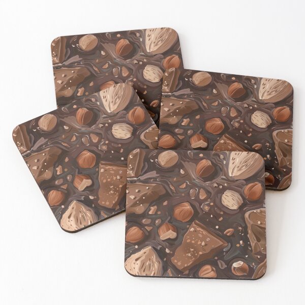 Item preview, Chocolate hazelnut pattern designed and sold by Vkinsify.