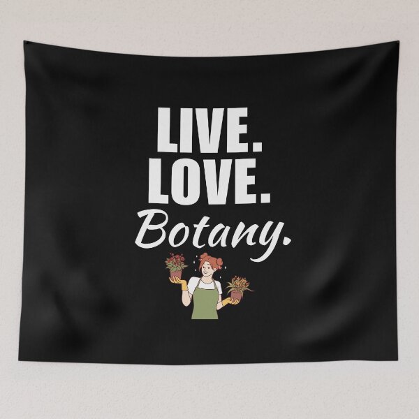 Item preview, Live, love, botany. Funny botanist mom or wife quote or saying for plant enthusiast designed and sold by NBSStore.