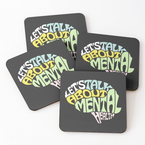 Item preview, Lets Talk About Mental Health Brain designed and sold by Hobsquable.