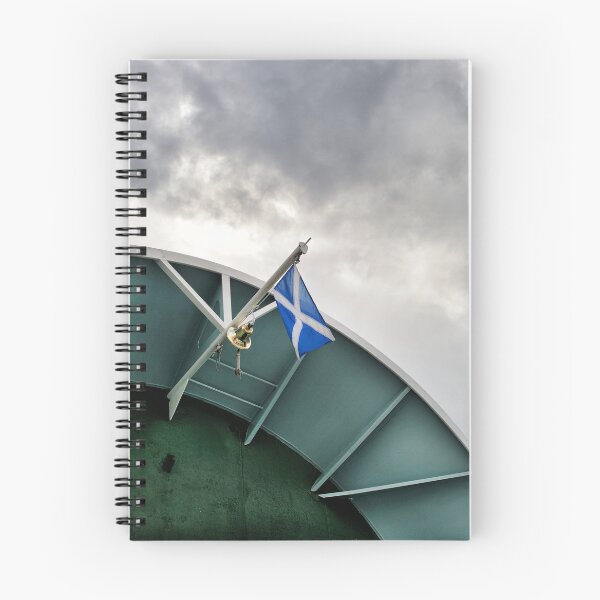 Item preview, Raised bow of the Caledonian Isles with a saltire and ship's bell designed and sold by Richard Flint.