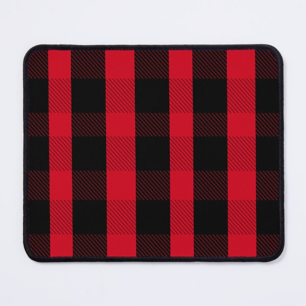 Item preview, Gingham check plaid pattern consisting of red and black is used for clothing and home decoration. designed and sold by ploen kongsuwan.