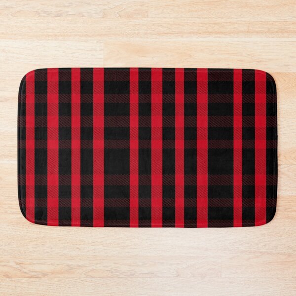 Item preview, Gingham check plaid pattern consisting of red and black is used for clothing and home decoration. designed and sold by ploen kongsuwan.