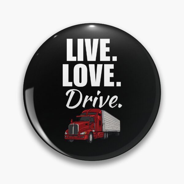Item preview, Live, love, drive. Funny trucker job or profession quote or saying for trucking dad or husband designed and sold by NBSStore.