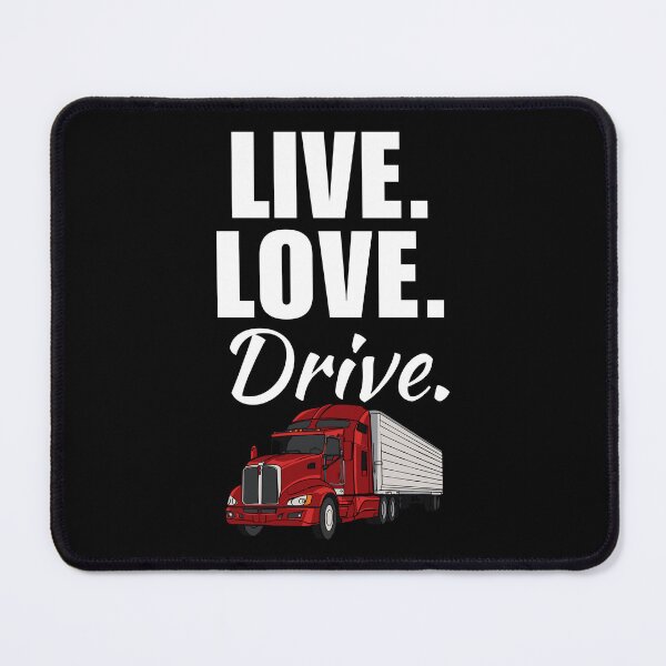 Item preview, Live, love, drive. Funny trucker job or profession quote or saying for trucking dad or husband designed and sold by NBSStore.