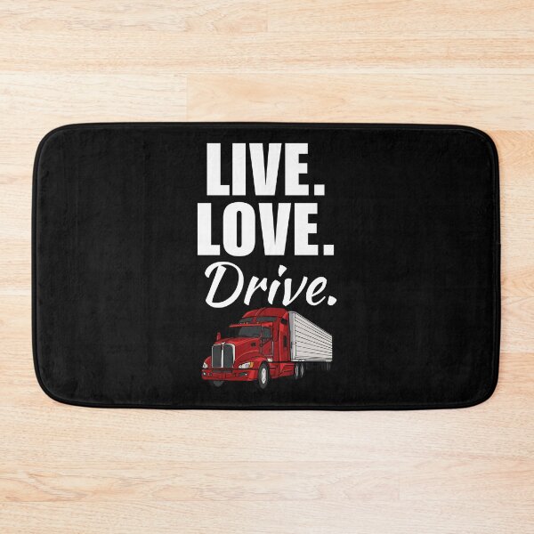 Item preview, Live, love, drive. Funny trucker job or profession quote or saying for trucking dad or husband designed and sold by NBSStore.