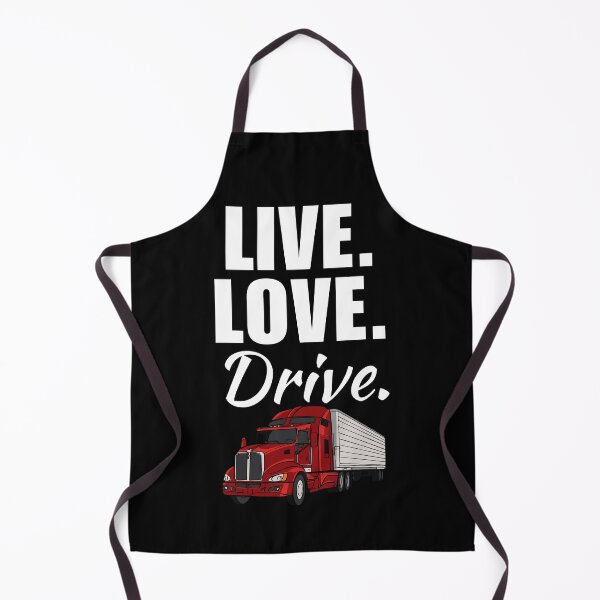 Item preview, Live, love, drive. Funny trucker job or profession quote or saying for trucking dad or husband designed and sold by NBSStore.