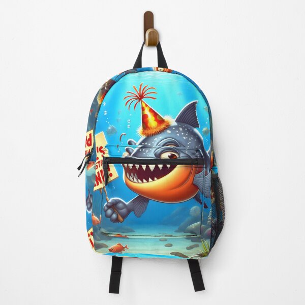 Item preview, Piranha Pranks: April Splash! designed and sold by AI-Only Creations.