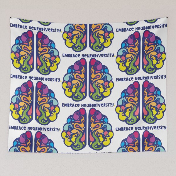 Item preview, embrace neurodiversity designed and sold by spaghettis.